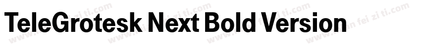 TeleGrotesk Next Bold Version 210字体转换